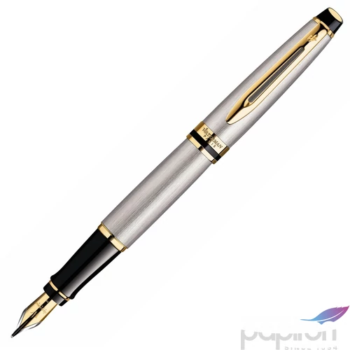 Waterman Expert III töltőtoll S0951940 rozsdamentes acél arany klipsz prémium minőség