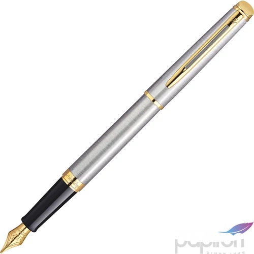 Waterman Hemisphere töltőtoll rozsdamenetes acél, arany klipsz S0920310