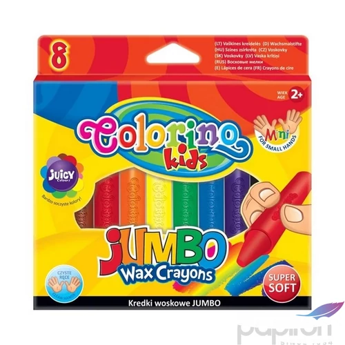 Waxkrétakészlet Colorino JUMBO 8db-os