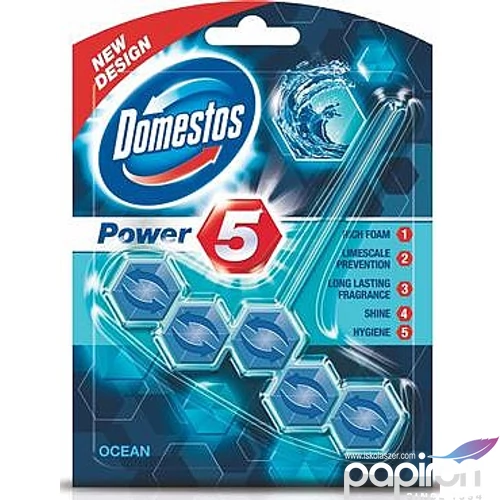 WC fertőtlenítő Domestos Power 5 óceán Toalett- és szanitertisztító szerek