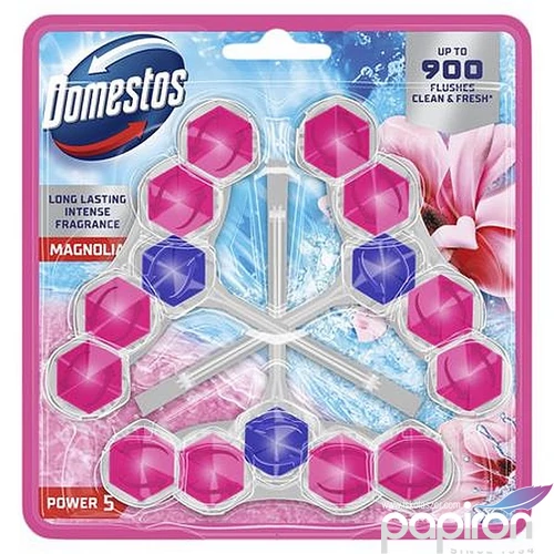 WC frissítő blokk 3db-os DOMESTOS Power 5 magnólia