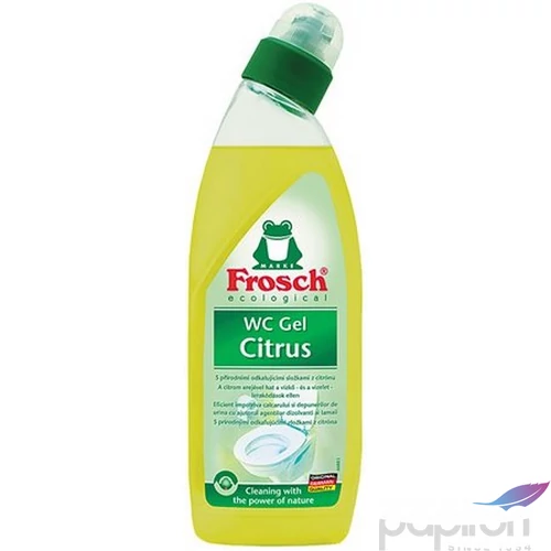 WC tisztítógél 750ml FROSCH citrus Toalett- és szanitertisztító szerek