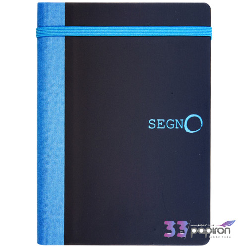 Jegyzetfüzet notes Segno vonalas 9,5x13,5 cm Kék