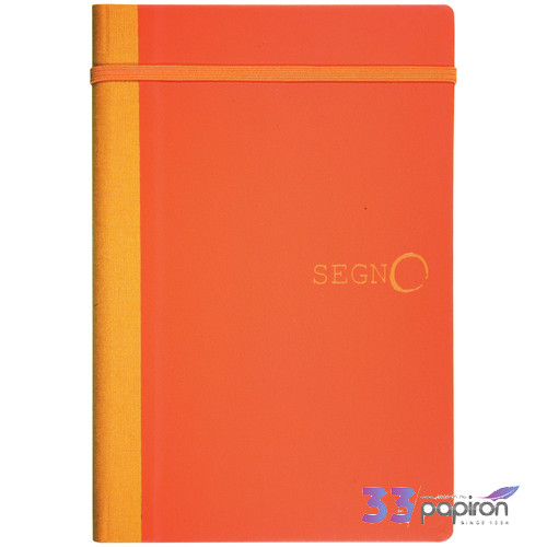 Jegyzetfüzet notes Segno vonalas 13x21 cm Narancs