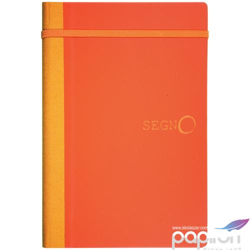 Jegyzetfüzet notes Segno vonalas 13x21 cm Narancs