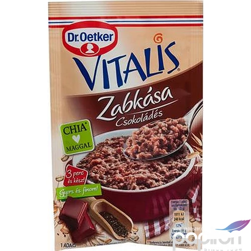 Zabkása 60 g DR. OETKER Vitalis csokoládés KHE049