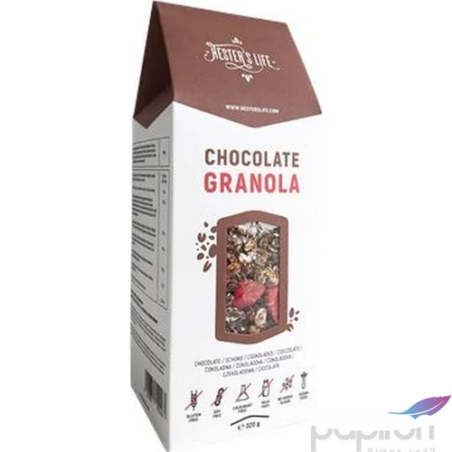 Zabpehely csokis Granola gyümölcsdarabokkal KHE246