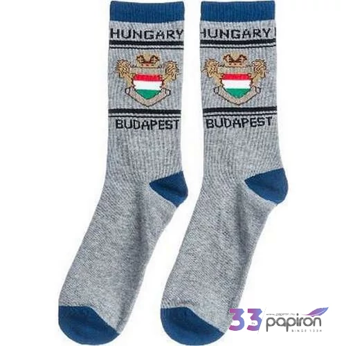 Zokni férfi Hungary, Budapest feliratos Botond-F Magyaros termék