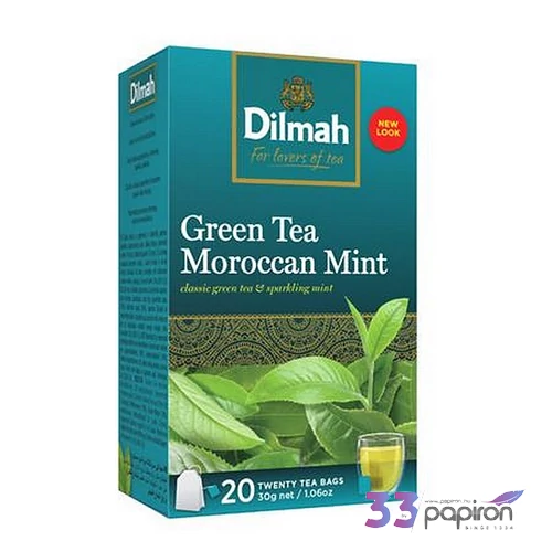 Zöld tea 20x1,5g DILMAH Marokkói menta