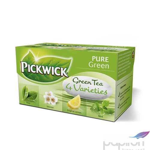 Zöld tea Pickwick variációk citrom, jázmin, earl grey, borsmenta 20x2g