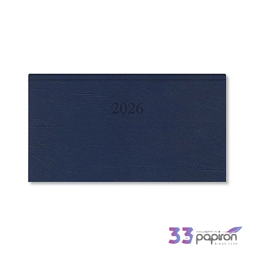 Zsebnaptár Period Standard 202 fekvő kék műbőr 2026 P4114-4566