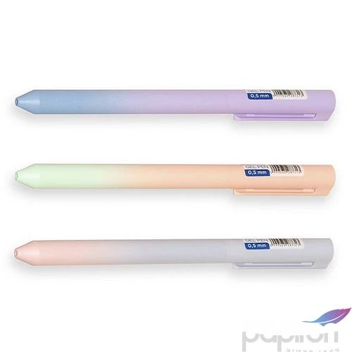 Zselés toll 0,5 mm kínáló pohá kék tinta vegyes gradiens minták 