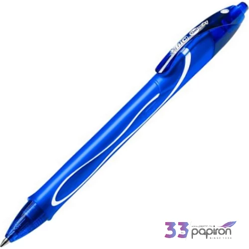 Zseléstol 0,3mm nyomógombos BIC Gel-ocity Quick Dry kék