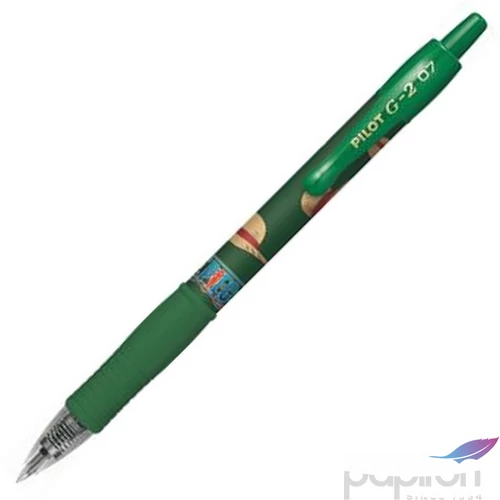Zseléstoll 0,32mm Pilot nyomógombos, G-2 One Piece, zöld 