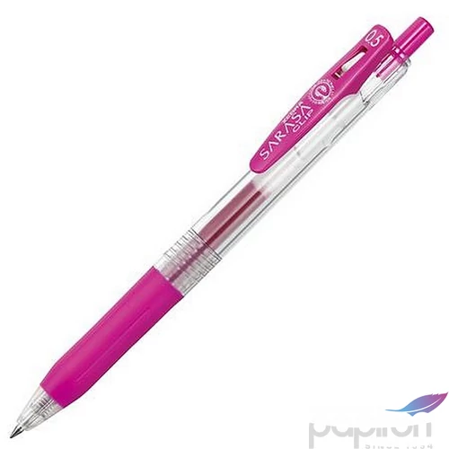 Zseléstoll 0,33mm Zebra nyomógombos, Sarasa Clip, magenta 