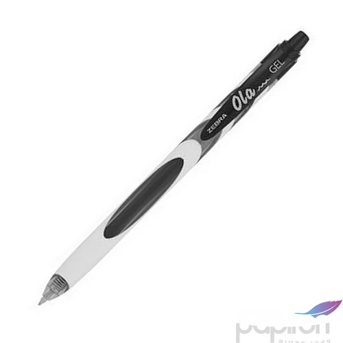 Zseléstoll 0,38mm Zebra nyomógombos, OLA, fekete