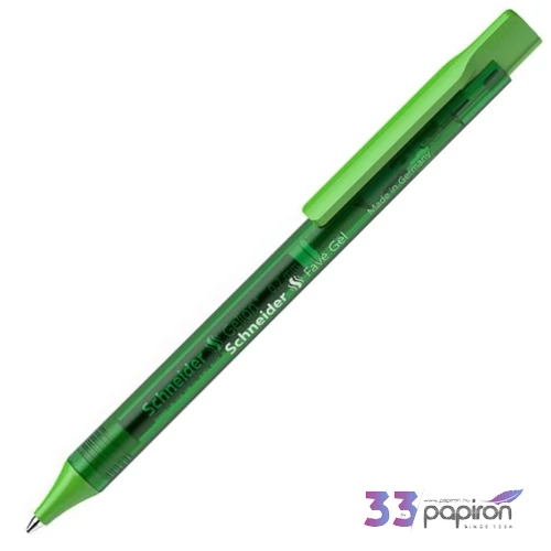 Zseléstoll 0,4mm Schneider nyomógombos, Fave Gel, zöld