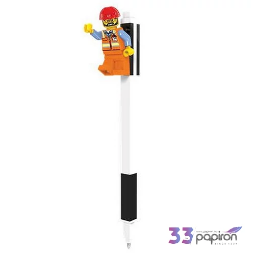 Zseléstoll 0,7 mm, LEGO mini figurával fekete 1db/ár