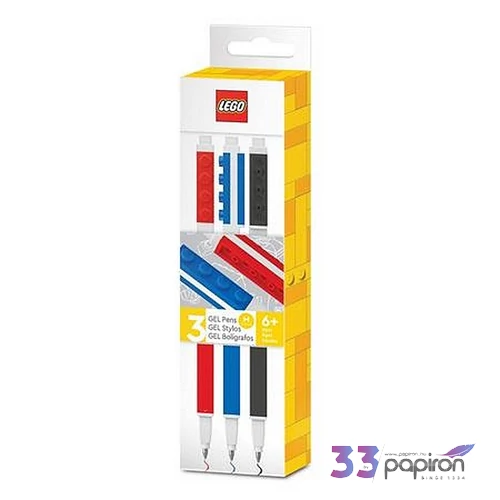 Zseléstoll készlet 0,7 mm LEGO kupalos 3féle szín