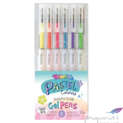 Zseléstoll készlet Colorino 6színű készlet pasztell