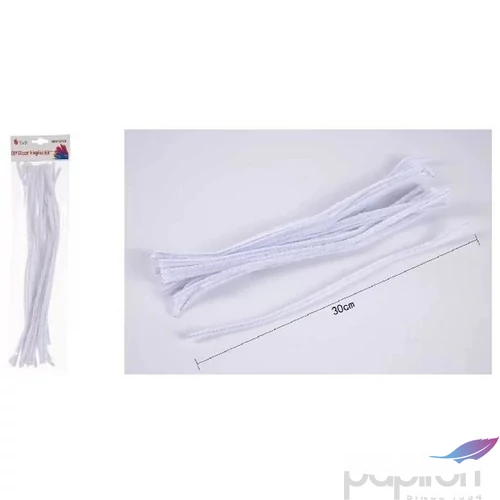 Zsenília drót 30cm fehér 20 szálas Torch F22373