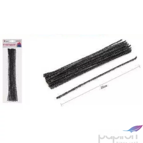 Zsenília drót 30cm 20db-os szürke 25