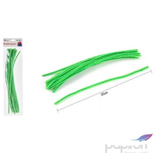 Zsenília drót 30cm zöld 20 szálas Torch F22378