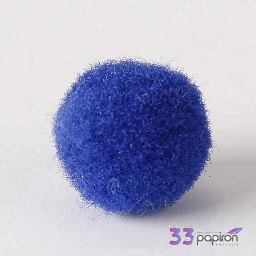 Zsenília pompon sötétkék 1 cm, 100 db / csomag