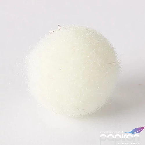 Zsenília pompon világos bézs 1 cm, 100 db / csomag