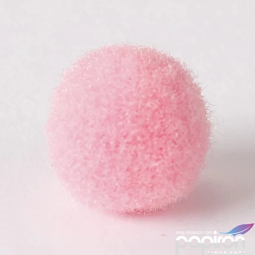 Zsenília pompon világos rózsaszín 1 cm, 100 db / csomag