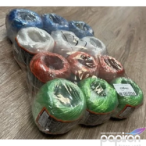 Zsineg PP 50gr színes vegyesen pi/ké/zö/fe kötözőzsineg 5403781