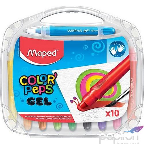 Zsírkréta 10 Maped Color`Peps Gel zselés csavaros, 10színű Írószerek Maped 836310