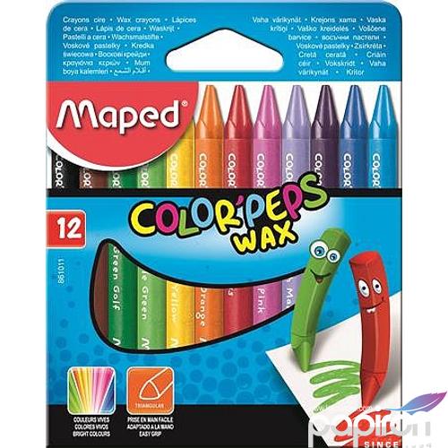 Zsírkréta 12 Maped Color Peps Wax viasz 12színű Írószerek Maped 861011