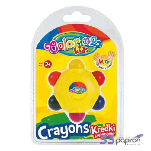 Zsírkréta Colorino 6db-os csillag-marokzsírkréta ,2+ megszűnő